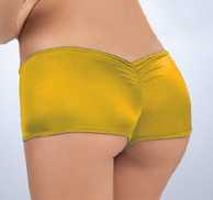 Tight Fitting Gold Boy Shorts