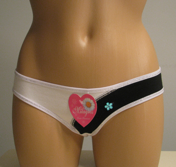 Black and white panties.