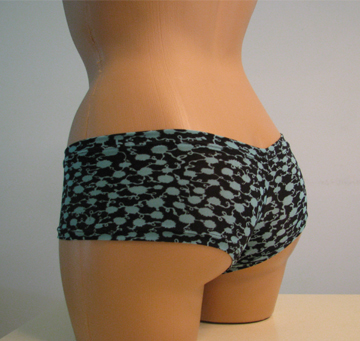 Back view of boy shorts.