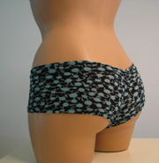Back view of panty shorts.