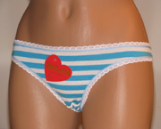 Blue Striped Panty