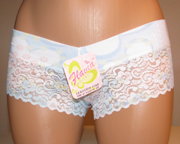 Lace boyshorts.