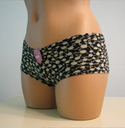 Black and green colorful boyshorts.